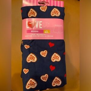 New! Sz m/l heart boxers